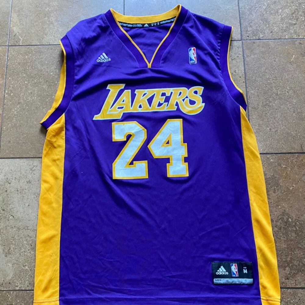 Kobe Bryant #24 LA Lakers Adidas Purple Jersey